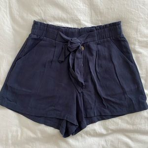 PinkBlush Maternity Linen Paperbag Shorts Size S